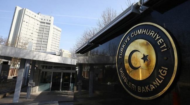 Dışişleri'nden GKRY ile ABD arasında imzalanan Muhtıra'ya tepki