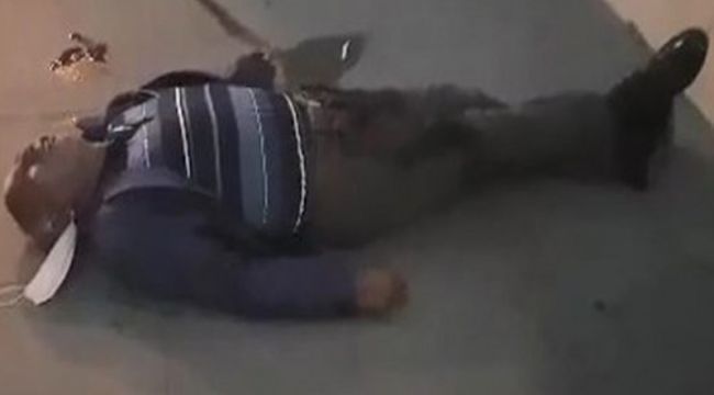Hastanenin kapısında can çekişerek öldü