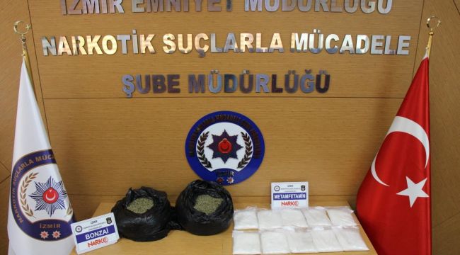 İZMİR'DE UYUŞTURUCU OPERASYONU