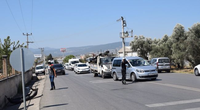 İZMİR'DEKİ TEHLİKELİ VİRAJDA RADAR UYGULAMASI