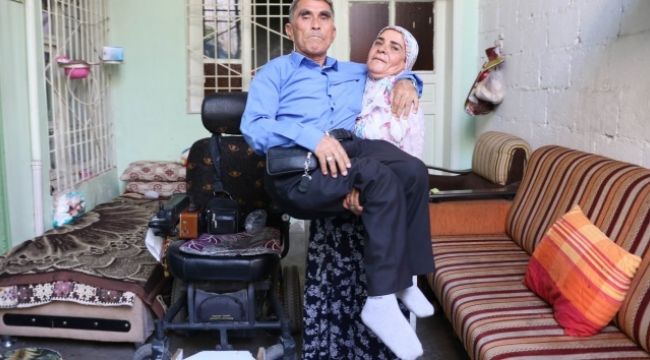 “Kocamı 10 senedir sırtımda taşıyorum”