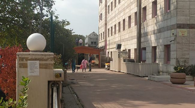 Korona testi pozitif çıkan kadın 4.kattan atladı