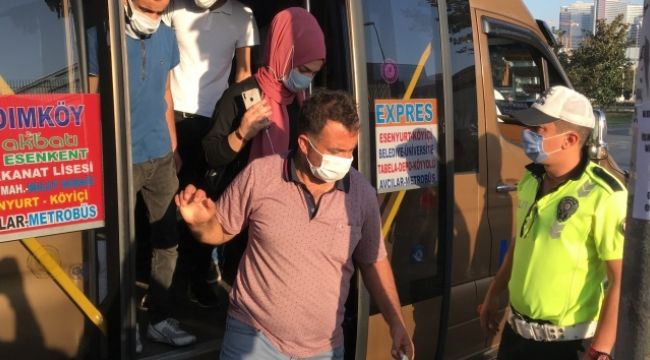 Minibüsten 12 yerine 33 yolcu çıktı