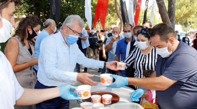 ÖDEMİŞ BELEDİYESİ’NDEN AŞURE İKRAMI