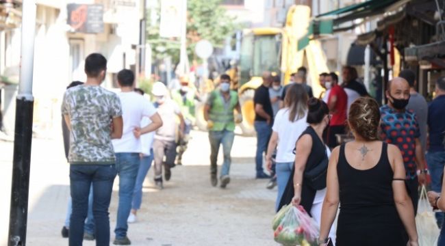 Patlayan doğalgaz borusu paniğe sebep oldu