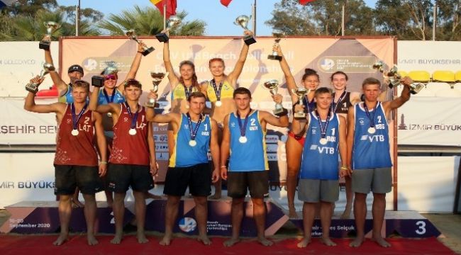 PLAJ VOLEYBOLUNDA ZAFER UKRAYNA'NIN