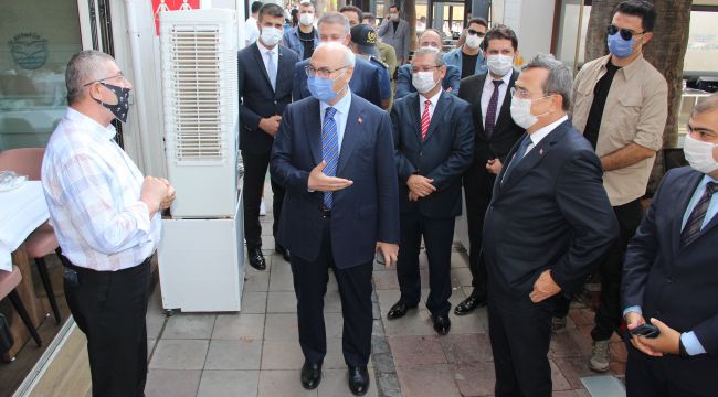 VALİ KÖŞGER’DEN KORONA VİRÜS DENETİMİ