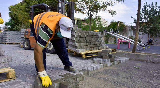 Yeni Şakran’da sokaklar yenileniyor