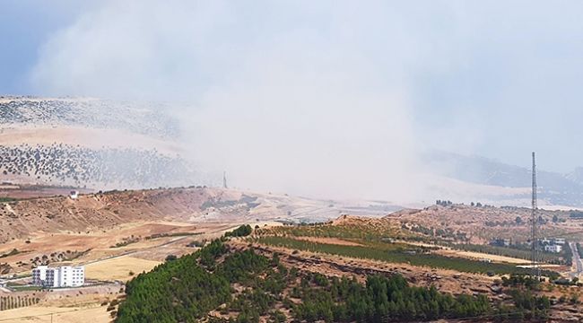 Yıldırım düşmesi yangına neden oldu