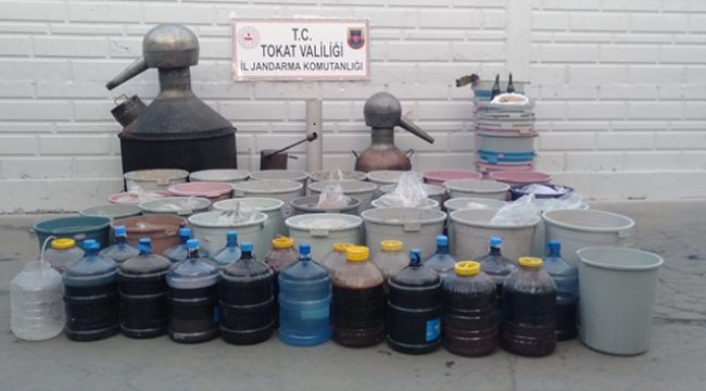 2 bin 580 litre sahte alkol ele geçirildi