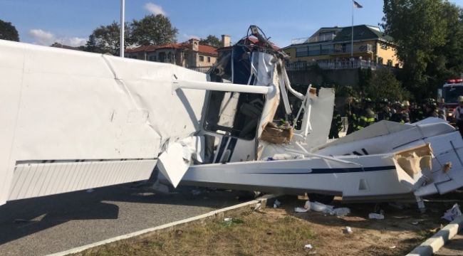ABD'de küçük uçak düştü