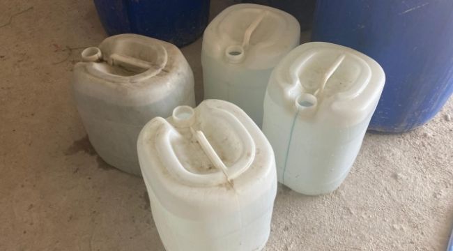 Adana'da sahte içki baskını