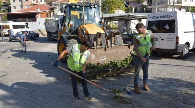 ALİAĞA BOZKÖY'DE YOĞUN ÇALIŞMAYA DEVAM