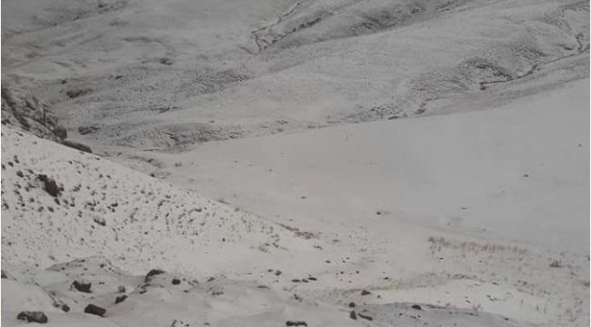Ardahan'a mevsimin ilk karı yağdı