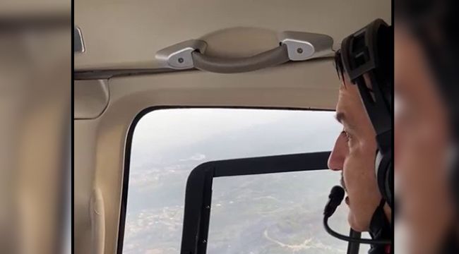Bakan Pakdemirli yangın bölgesinde