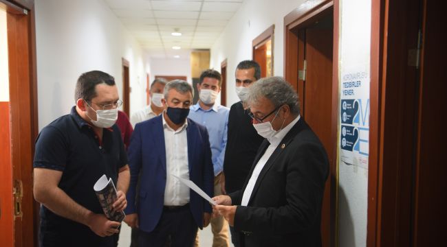 BAŞKAN İDUĞ'TAN ŞANTİYE DENETLEMESİ