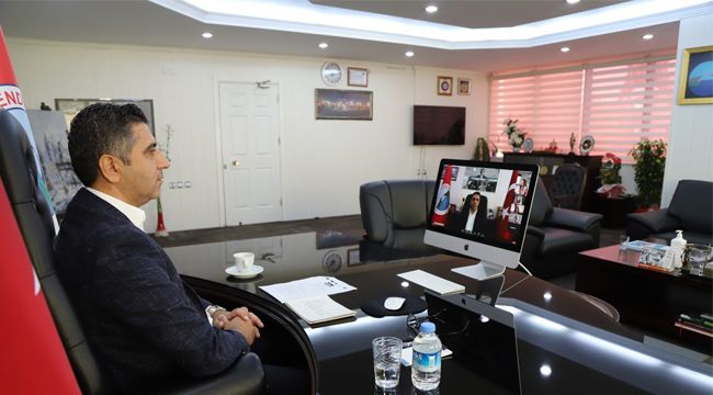 BAŞKAN KAYALAR AB PROJE TOPLANTISINA KATILDI