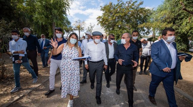 BAŞKAN SOYER, ACIL ÇÖZÜM EKIPLERIYLE BUCA’YDI
