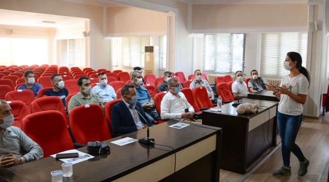 BERGAMA'DA PERSONELLERE İLK YARDIM EĞİTİMİ