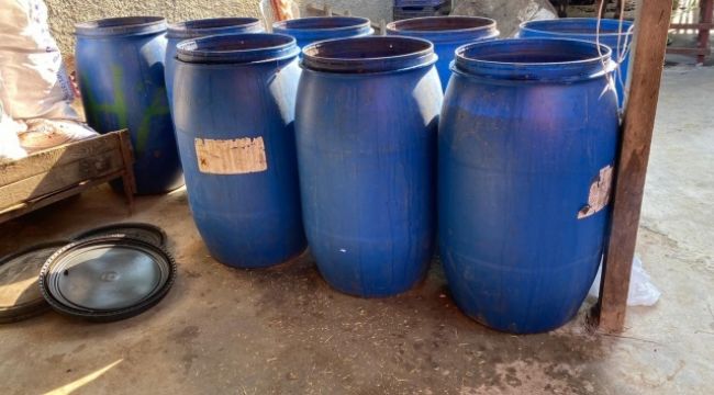 Bin 600 litre sahte içki ele geçirildi