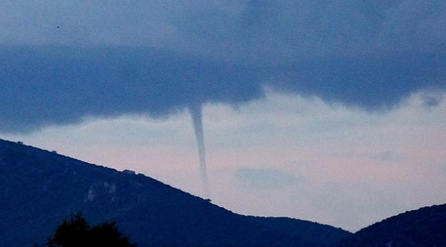 Bodrum'da hortum paniği
