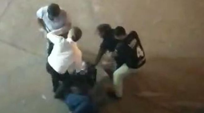Boşanmak istemeyen kadın, kocası tarafından darp edildi
