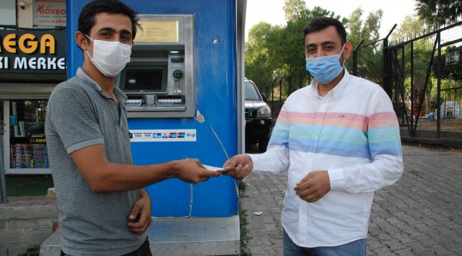 BULDUĞU PARAYI SAHİBİNE TESLİM ETTİ