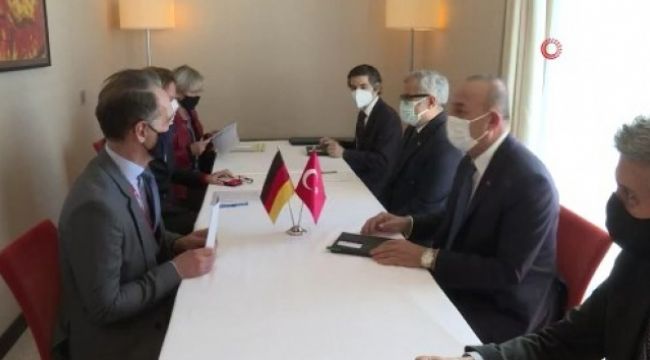 Çavuşoğlu, Almanya Dışişleri Bakanı Maas ile görüştü