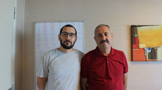 Doktor oğuldan, babasına hayat hediyesi