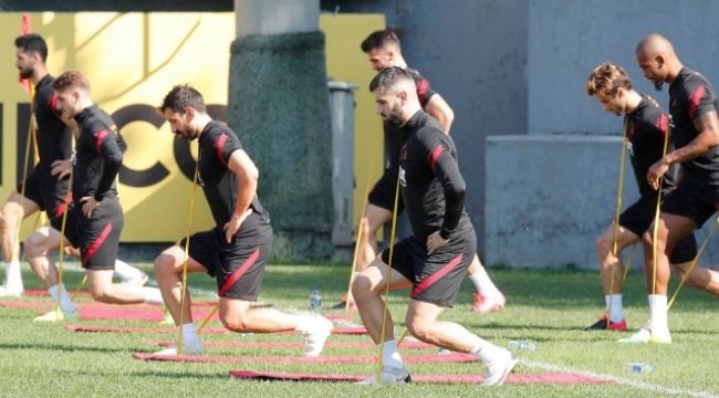 Galatasaray, Alanyaspor hazırlıklarını sürdürdü