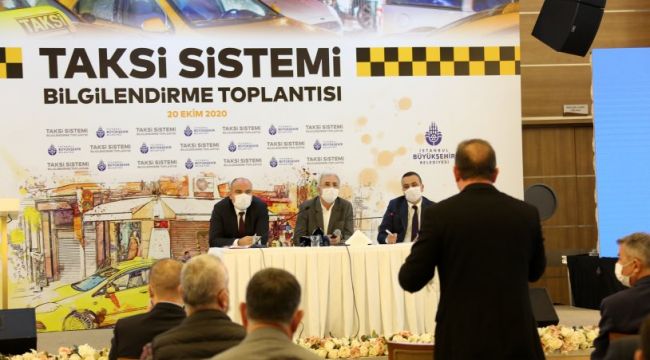 İBB'de taksiler için  yeni dönem