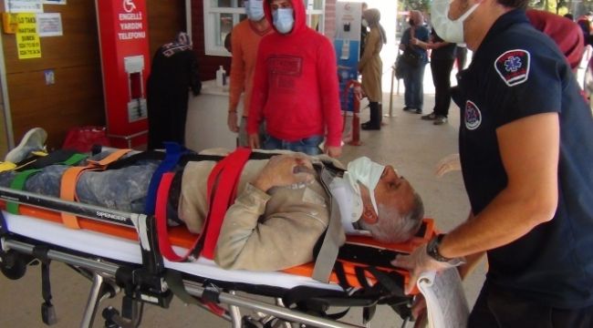İskeleden düşen işçi ağır yaralandı