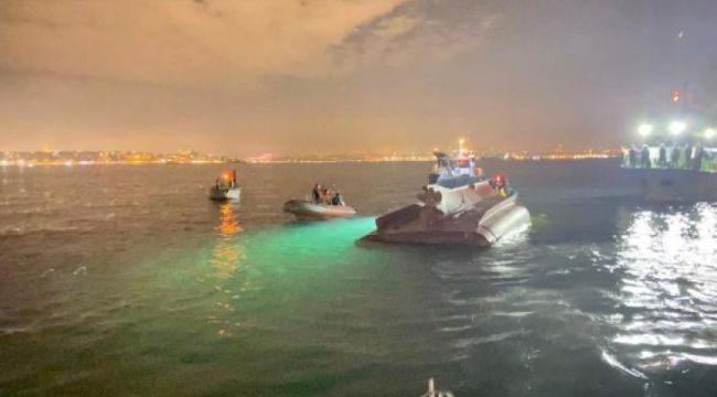 İstanbul'da balıkçı teknesi alabora oldu!