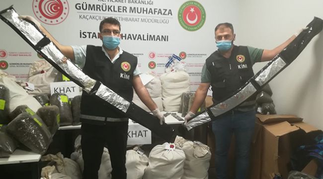 İstanbul Havalimanı'nda 420 kg uyuşturucu yakalandı
