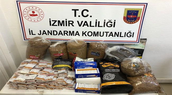 İŞYERİNE KAÇAK TÜTÜN BASKINI