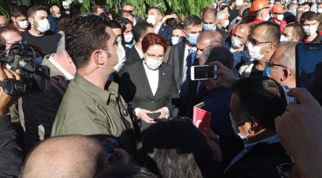 İYİ Parti Genel Başkanı Akşener, deprem bölgesinde