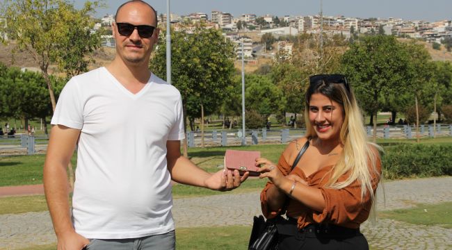 İZMİR’DE KURYEDEN ÖRNEK DAVRANIŞ
