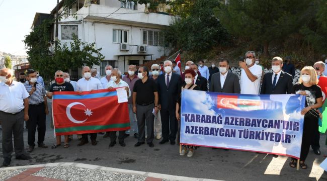 KARABAĞLAR'DAN AZERBAYCAN'A DESTEK