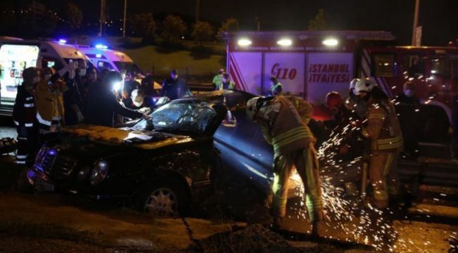 Kartal'da korkunç kaza!