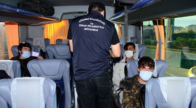 Kocaeli'de 7 düzensiz göçmen yakalandı