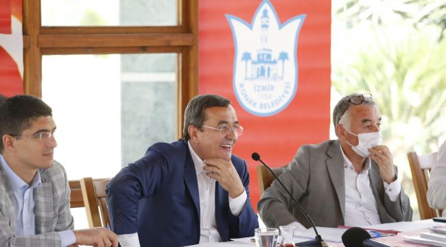 KONAK BELEDİYESİ VE MUHTARLAR OMUZ OMUZA
