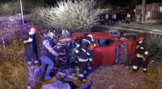 Konya'da otomobiller çarpıştı