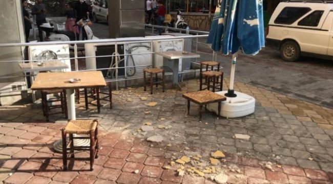 Kuşadası'nda deprem sonrası hasar tespiti
