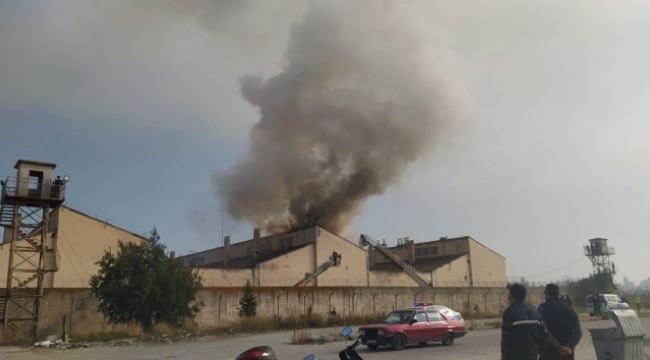 Kütahya Cezaevi'nde yangın