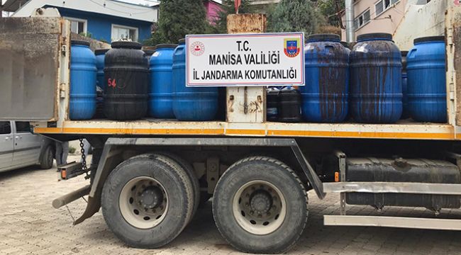 Manisa'da sahte içki operasyonu