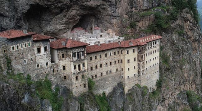 Sümela Manastırı'na yoğun ilgi