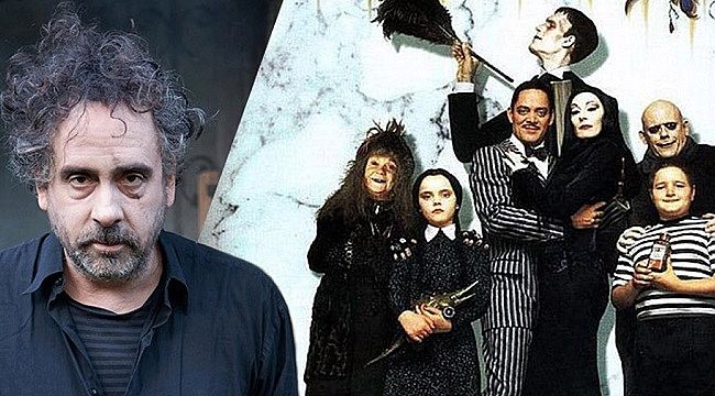 Tim Burton 'Addams Family'i Yeniden Uyarlayacak