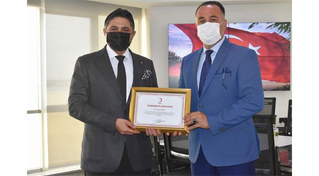 TÜRK KIZILAY'INDAN BAŞKAN ACAR' A TEŞEKKÜR