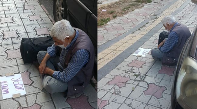 'Yolda Kaldım' diyerek dilendi