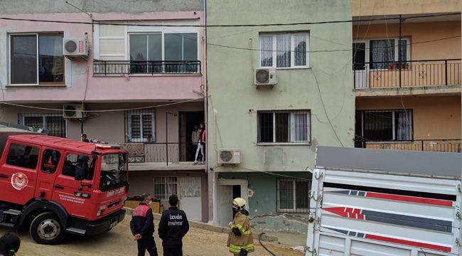 ALEVLERDEN KAÇMAK İÇİN BALKONDAN ATLADI